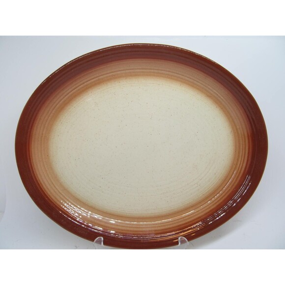 Franciscan Country Craft Russet Brown Platter 14" - Picture 1 of 10